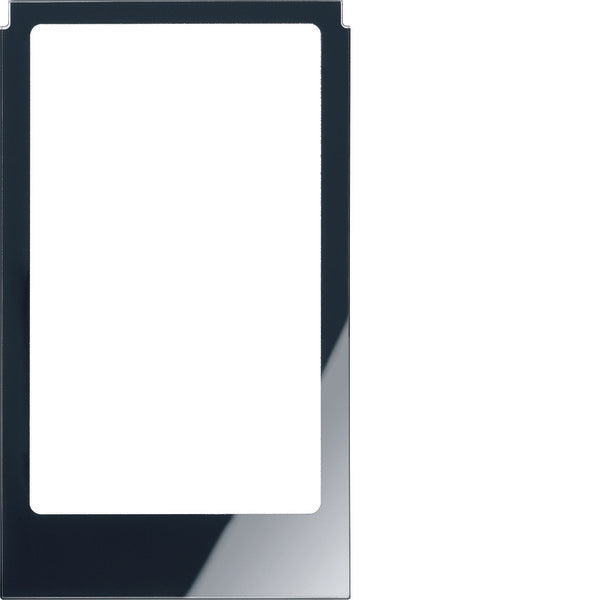 Hager groot hoekig glazen frame zwart - WD2235