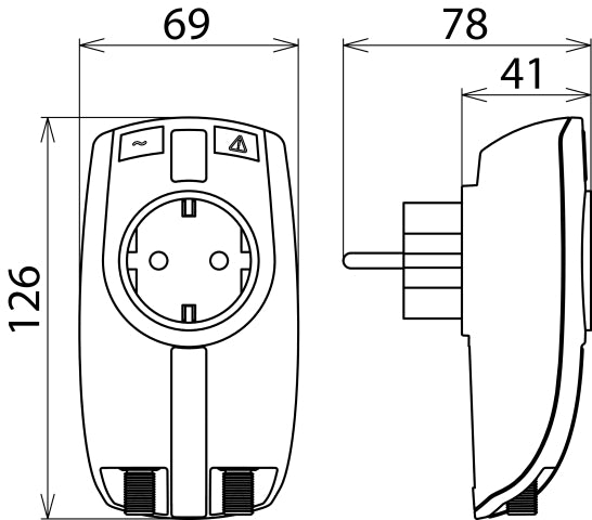 DEHN Beschermer 230 TV Overspanningsbeveiliging Met Gecombineerde Adapter - 909300