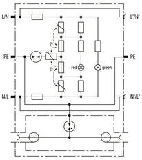 DEHN Beschermer 230 TV Overspanningsbeveiliging Met Gecombineerde Adapter - 909300