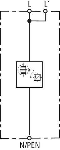 DEHNbloc Maxi bliksemafleider type 1 DBM 1 440 V AC - 961140