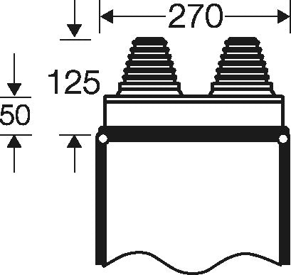 Hensel Enystar Bevestigingsflens Maat 2 2x30-72mm Diameter - FP FG 273