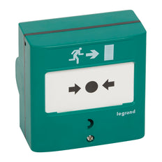 Legrand groene handmatige alarmschakelaar 2X wisselen - 138048