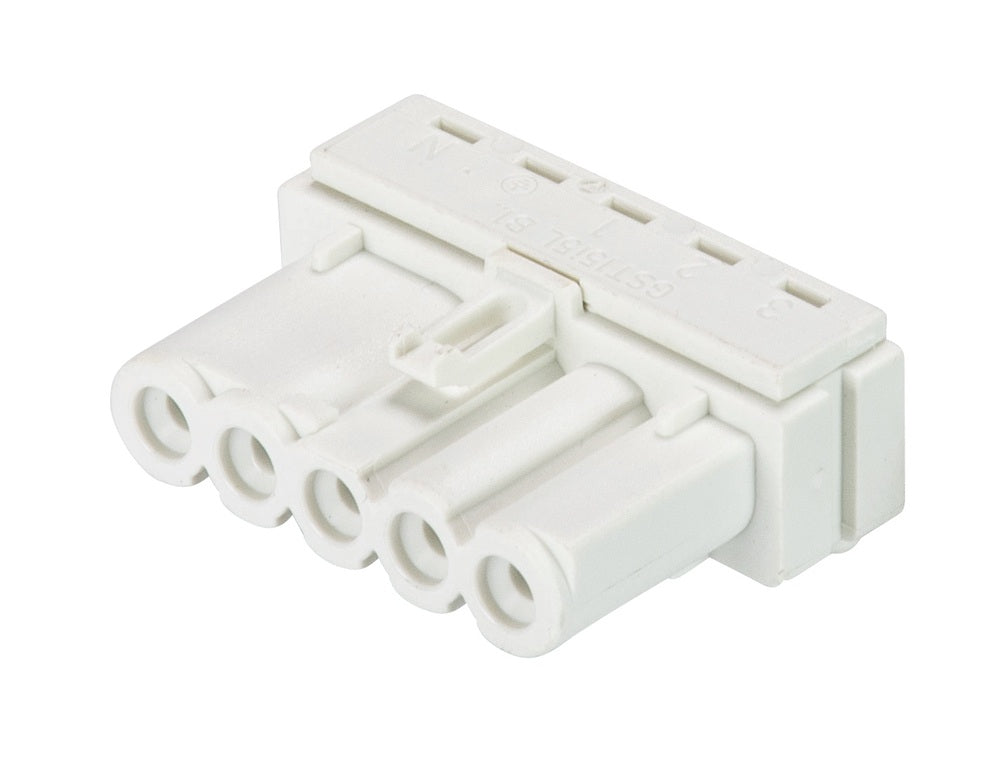 Gesis Mini Device Connector 16A 5P White - 91.053.0053.0 [100 Pieces]