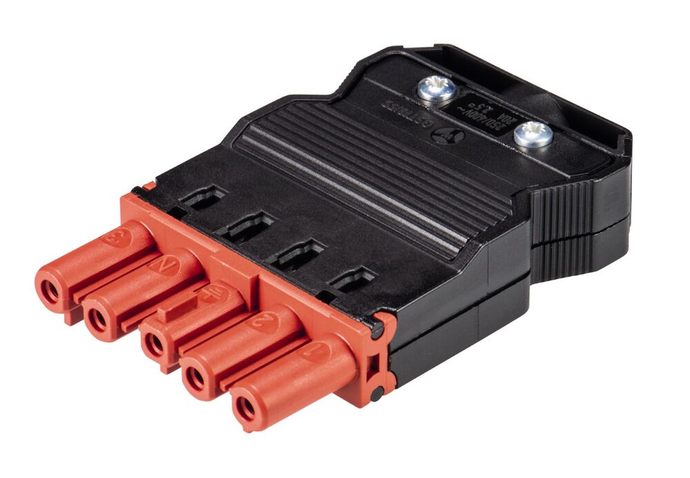 Wieland Gesis Classic Connector 5P Female 20A 250/400V - 92.953.4553.5 [50 Pieces]