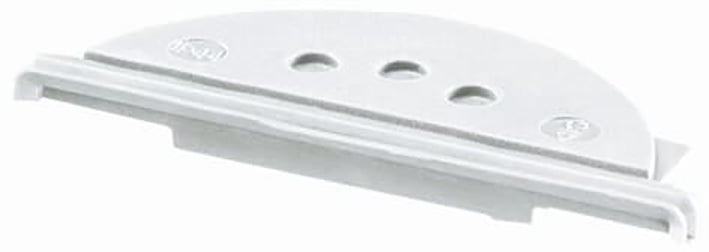 ABB Busch-Jaeger kabeldoorvoer 2 In/1 In 2134 W-54 Ocean White - 2CKA001761A1507 [5 stuks].