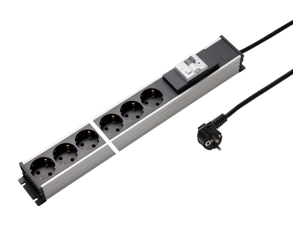 Martin Kaiser contactdoosstrip 6-voudig 16A kabel 3M - 1139ZL6L-SW3 [10 Stuks]