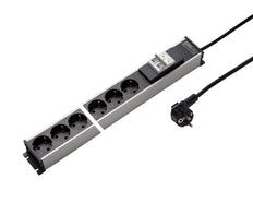 Martin Kaiser 6-voudige stekkerdoos met 10A stroomonderbreker 3M kabel - 1136ZL6L-SW3 [10 Stuks]