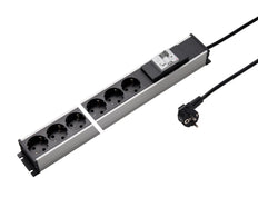 Martin Kaiser Power Strip 6 stopcontacten 16A stroomonderbreker 3m kabel - 1339ZL6L-SW3 [10 Stuks]