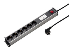 Martin Kaiser 6V Aluminium Power Strip Met RFI Filter 3M Kabel - 1335ZL6SW3