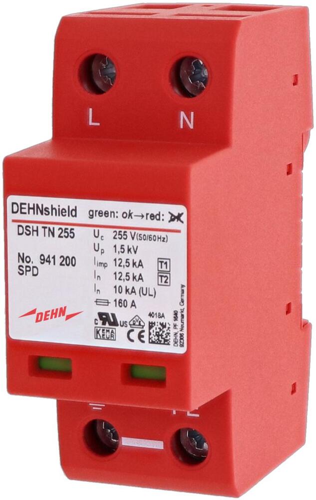 DEHNshield TN 255 Gecombineerde Arrester DSH TN 255 Type 1+2 - 941200