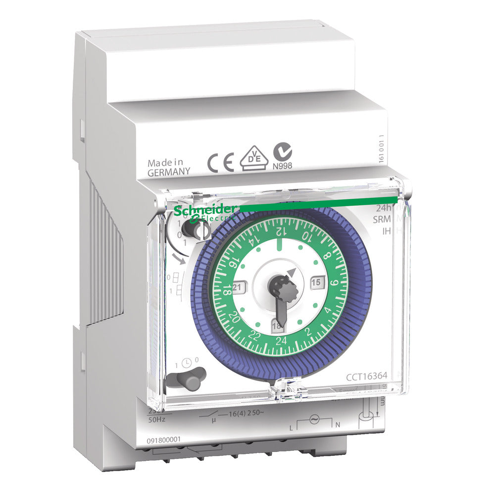 Schneider Electric 24h analoge schakelklok enkelkanaals - CCT16364
