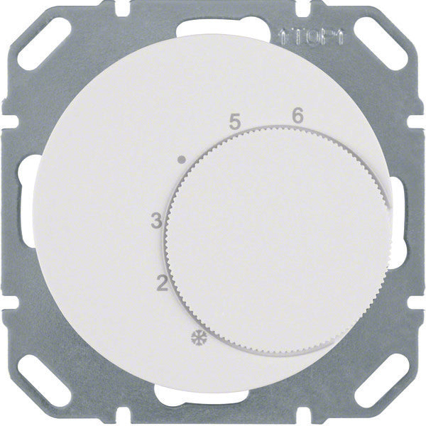 Hager Berker thermostaat met omschakelcontact wit R1 R3 - 20262089