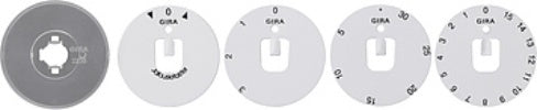 Gira Set Symboolschijven Draaiknop Accessoires - 818300