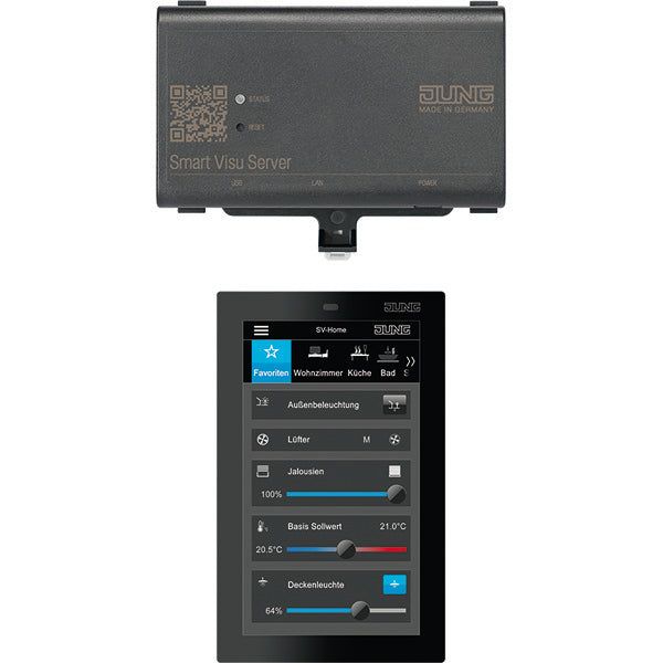 Jung SV-server met Smart Control 5 - SV-S-SC5SW