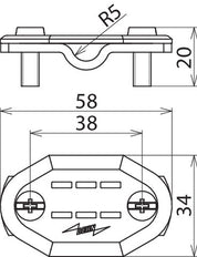 Dehn Al Nummerplaatplaatplaat Rd 7-10 Fl 30 Kit - 490110 [50 stuks]