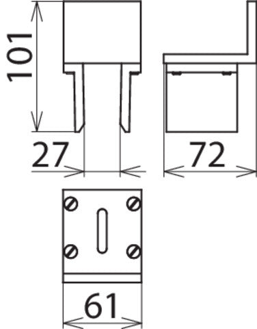 Dehn Aanraakbeveiliging BS EP NH1 3 TI - 745506
