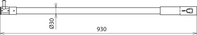 Dehn schakelstokkop 36kV 50Hz met insteekkoppeling - 766169
