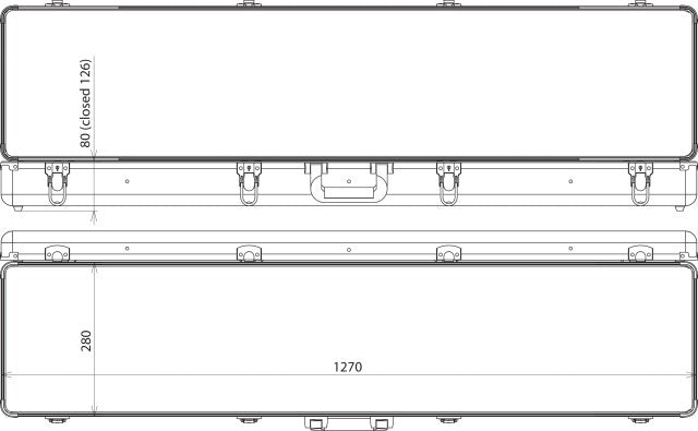 Dehn Spanningsdetector Lege Kunststof Koffer 1270x280x120 MM - 766995