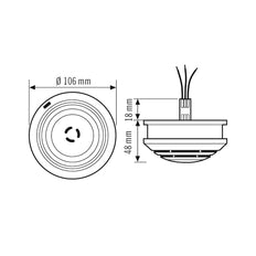 ESYLUX Wireless Smoke Alarm Protector K 9 V RF Set - ER10019500