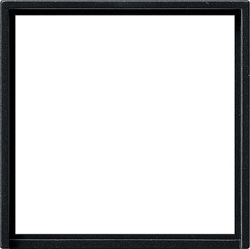 Gira Adapterplaat vierkant 50x50mm Systeem 55 matzwart - 0282005