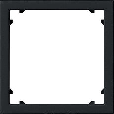 Gira Adapter vierkant frame 45x45mm Systeem 55 matzwart - 0283005