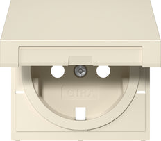 Gira Schuko Cover HC System 55 in Creme Wit - 492201