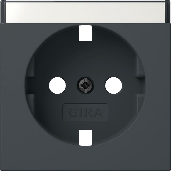 Gira Schuko inbouwstopcontact 55 Antraciet - 494728