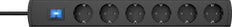 Kopp Universal Plus 6V Corded Switchboard Anthracite - 232805008 [4 Pieces]
