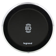 Legrand Disq80 Qi draadloze oplader 15W zwart - 077643L