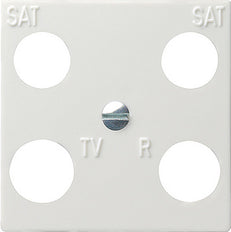 Gira 4-Weg Afdekplaat Accessoires Puur Wit - 025803
