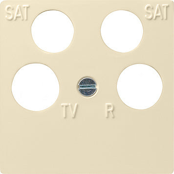 Gira Quad Schakelbord Met Accessoires Creme Wit - 025901