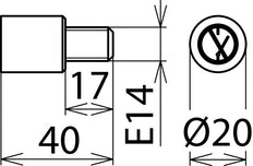 Dehn E14 Screw Insert Locking Element - 785639