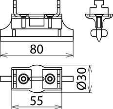 Dehn sluitelement voor NH zekeringhouders maat 00 - 785641