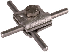 Dehn MV Klem Al Voor Rd 8-10mm Met Inbusschroef En Veerring - 390551 [2 stuks]