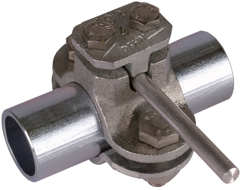Dehn aardingsbuisklem D 21mm met aansluitklem Rd 4-10mm - 407012
