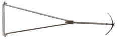 Verstelbare dakrandsteun Rd 7-10mm St/Tzn 1,40-1,55m Dehn - 239001