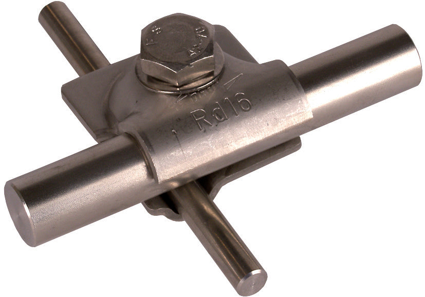 Dehn MV klem 8-10/16mm roestvrij staal met zeskantbout - 392059