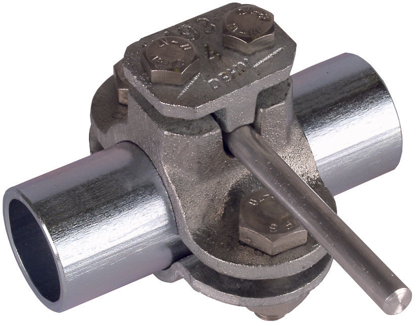 Dehn aardingsbuisklem D 48mm met aansluitklem Rd 4-10mm - 407112