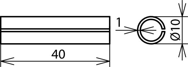 Dehn Cupalhuls Al Buiten Cu Binnen Voor Rd 8mm L 40mm - 562050 [2 stuks]