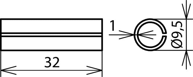 Dehn Cupal Hoes Cu Al 35mm2 L 32 Buitenmateriaal Binnen - 562135