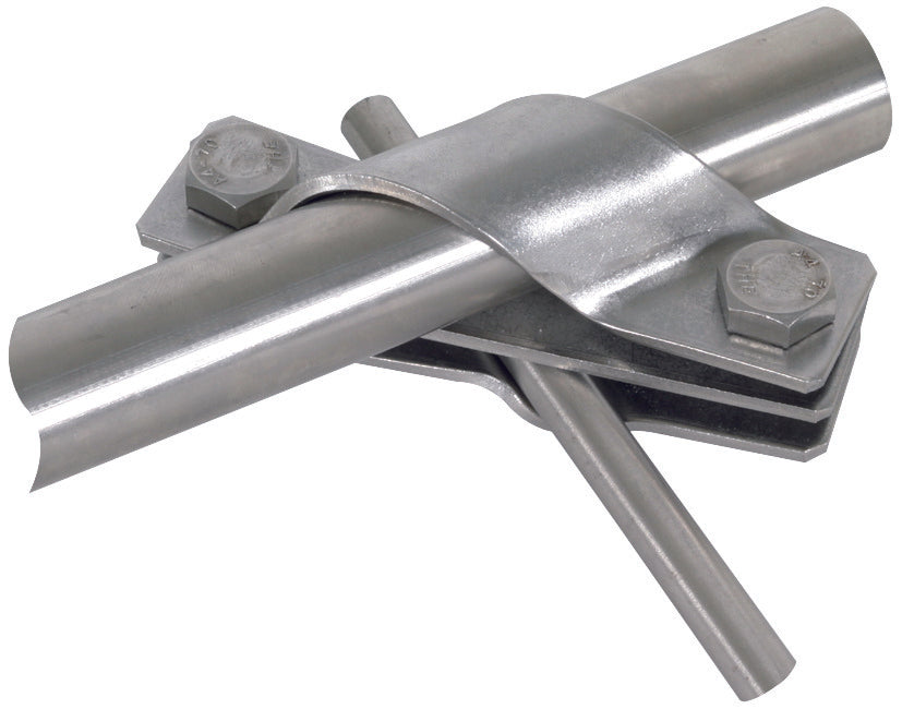 Dehn StSt Verbindingsbeugel Voor Aardingsstaven V4A D25mm Rd 7-10mm Fl-40 - 649015