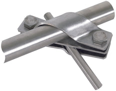 Dehn StSt Verbindingsbeugel Voor Aardingsstaven V4A D25mm Rd 7-10mm Fl-40 - 649015