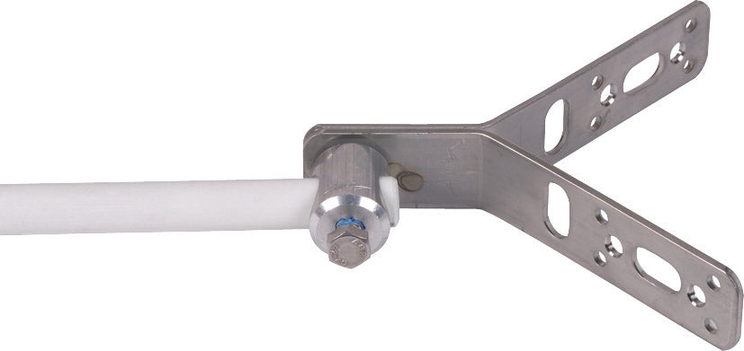 Dehn StSt Y-vormige 90 graden montagebeugel met klembout - 106316