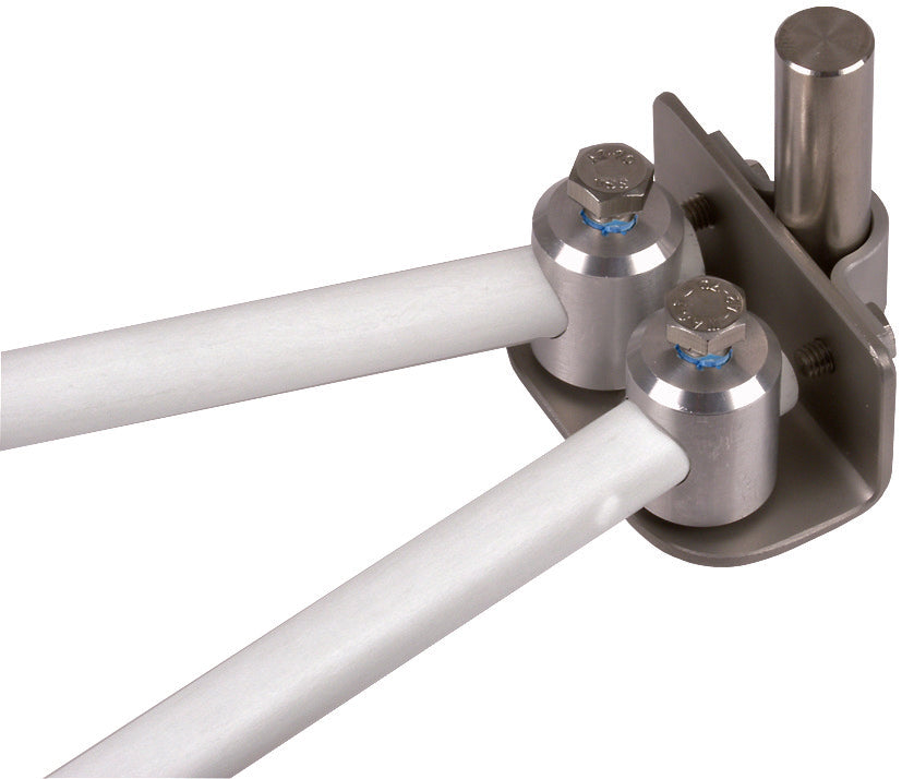 Dehn Adapter Haakse Steun Luchtafsluitstangen V2A - 106325