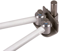 Dehn Adapter Haakse Steun Luchtafsluitstangen V2A - 106325