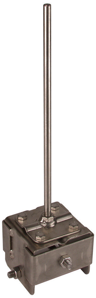 Dehn Klemkap Lucht-Term Tip L StSt Voor Houten Paal M10 - 146309