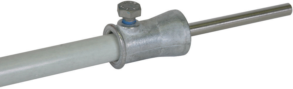 Dehn Bevestigingsadapter D 16mm Recht ZDC/St Voor Dehniso - 106340