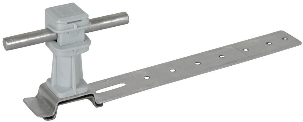 Dehn Dakstroomgeleiderhouder Al Kunststof Grijs H 36mm Rd 8mm L 205m - 204170 [2 stuks]
