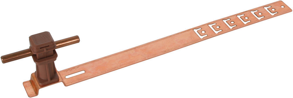 Dehn Dakdoorvoerhouder Unisnap Cu Kunststof Bruin 36mm 8mm - 204187