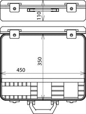 Dehn Kunststof koffer voor aarding en kortsluiting Kit VI - 745902
